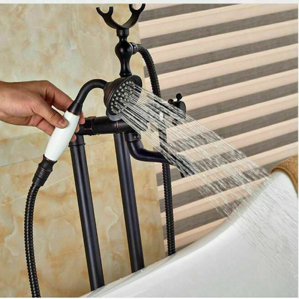 Premium Standing Floor Mount Bathtub Filler Faucet