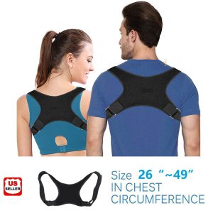 Adjustable Posture Corrector Back Shoulder Support Correct Brace Belt