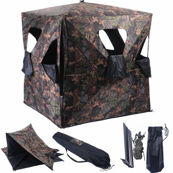 Portable Weather Resistant Pop Up Deer Hunting Ground Box Blind