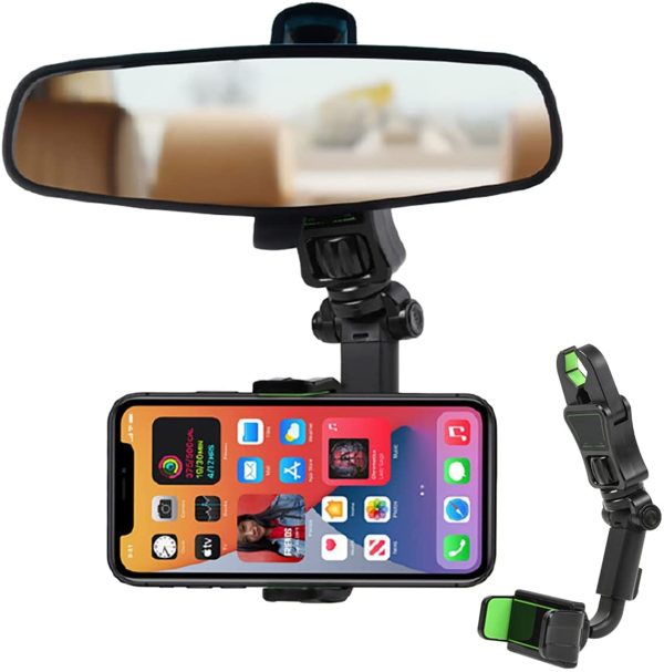 Rear Rearview Phone Holder