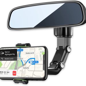 Rear Rearview Phone Holder