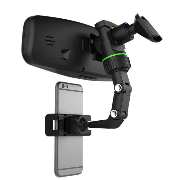 Rear Rearview Phone Holder