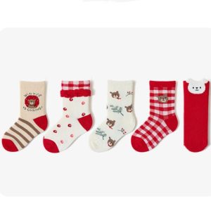 Sweet And Cute Bear Children'S Warm Socks