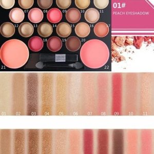 22 Colors Eyeshadow & Giltter Palette Set Family