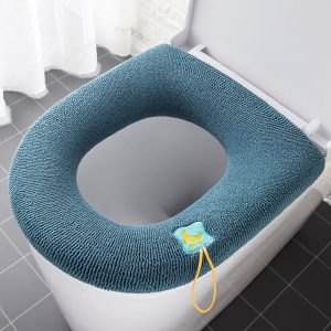 Thickened Toilet Seat Cushion Cover Washable With Cartoon Handle