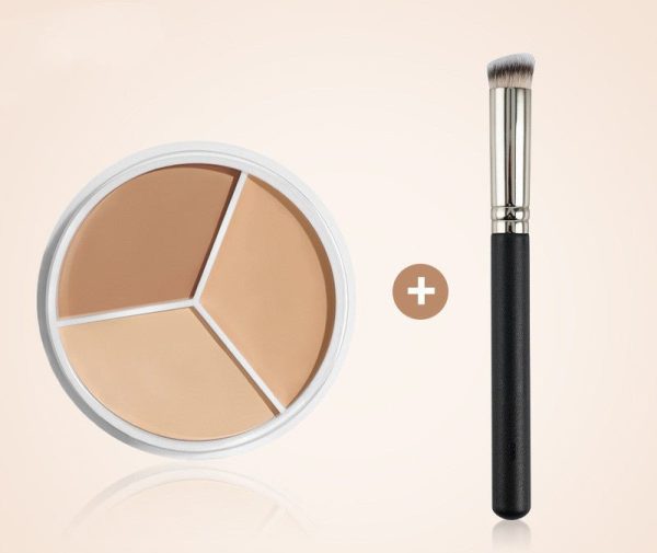 Three-Color Concealer Waterproof Without Makeup