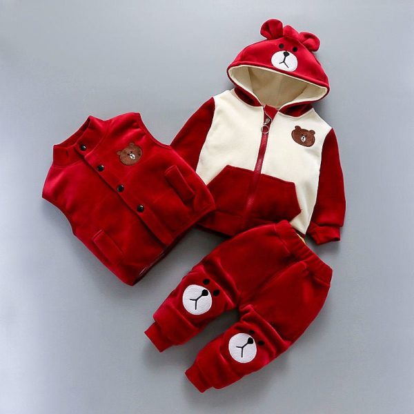 Three-Piece Set Of Baby Clothes