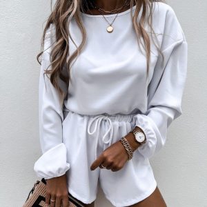 Two-Piece Loose Fashion Sports Suit