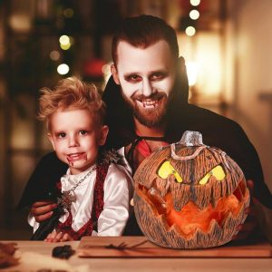 50% | Gloween Interactive Halloween Led Pumpkin Lantern