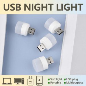 Usb Plug Lamp Computer Mobile Power Charging Usb Small Book Lamps Led Eye Protection Reading Light