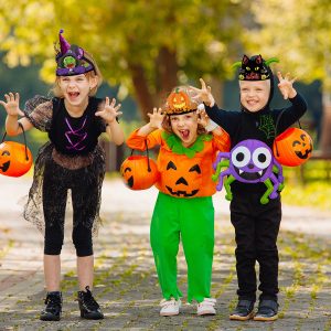 Hattaween 6Pc Halloween Paper Hats Or Headband Set