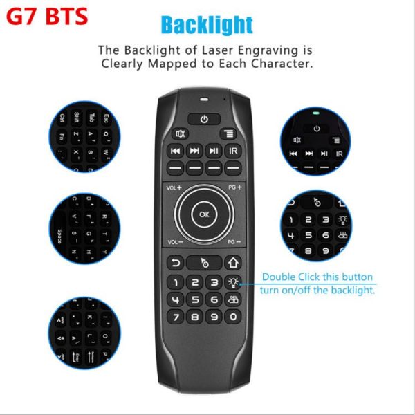 Wireless Air Mouse Keyboard Bluetooth 5.0 Remote Control