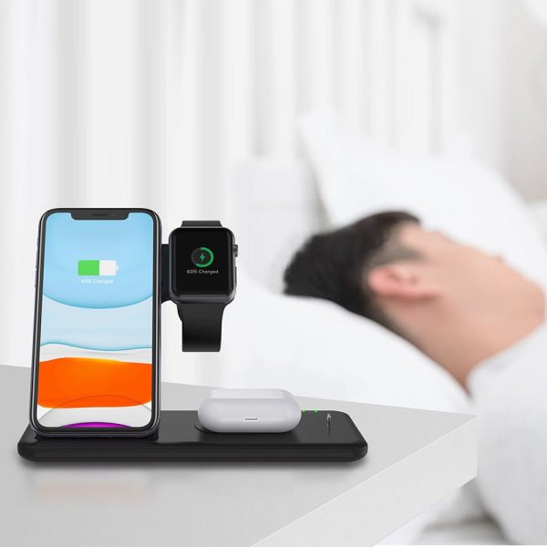 Wireless Charger Mobile Phone Watch Headset Fast Charging Stand Desktop