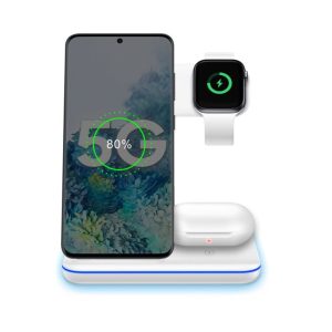 Wireless Charger Mobile Phone Watch Headset Fast Charging Stand Desktop