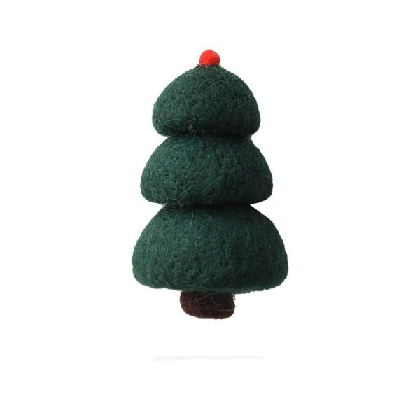 Wool Felt Cane Christmas Tree Diy Decoration Small Pendant