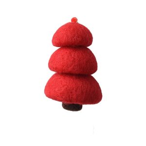 Wool Felt Cane Christmas Tree Diy Decoration Small Pendant