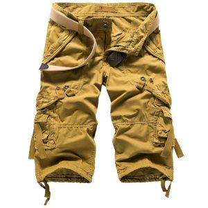 Workwear Shorts Multi-Pocket Pants Capri