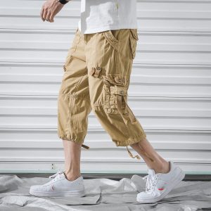 Workwear Shorts Multi-Pocket Pants Capri