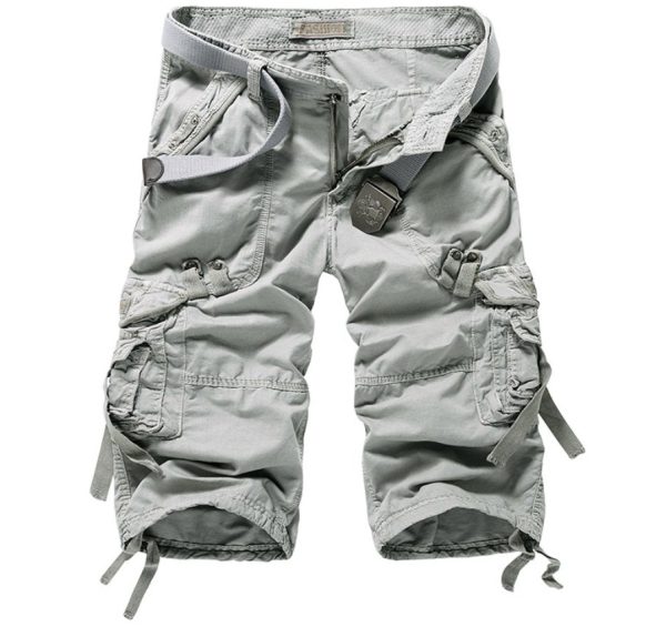 Workwear Shorts Multi-Pocket Pants Capri