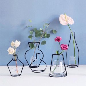 Retro Iron Vases