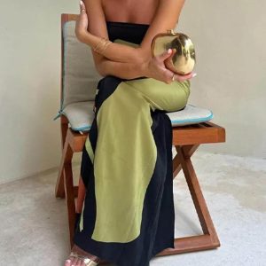 Maxi Dress - Sleeveless & Shoulder