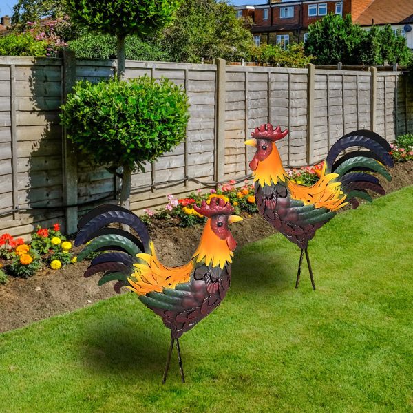 Garden Decoration Iron Rooster