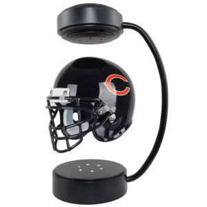 Nfl Rotating Levitating Hover Helmet With Led Lighting & Hover Football With Bluetooth Speaker