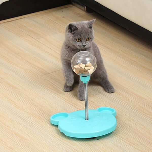 Pet Feeder Cat Toy Pets Leaking Food Ball Self-Playing