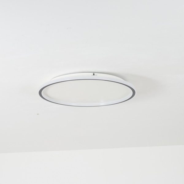 Quinn Modern Round Led Ceiling Lamp Metal/Acrylic