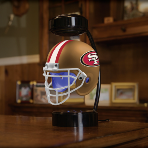 Nfl Rotating Levitating Hover Helmet With Led Lighting & Hover Football With Bluetooth Speaker