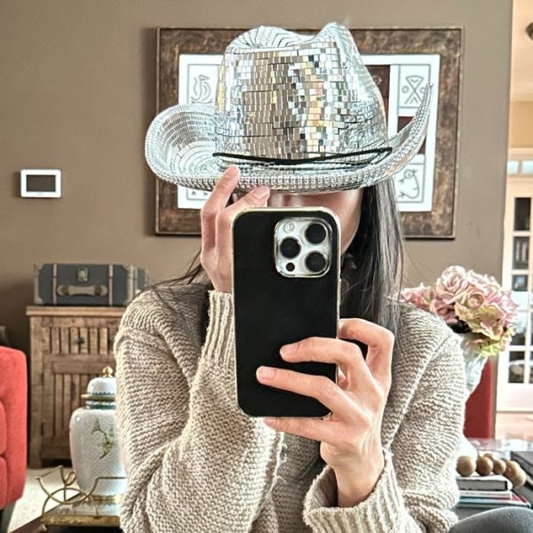 60 Disco Ball Cowboy Hat