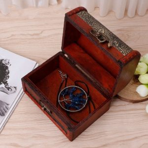 Small Vintage Jewelry Box Treasure Organizer