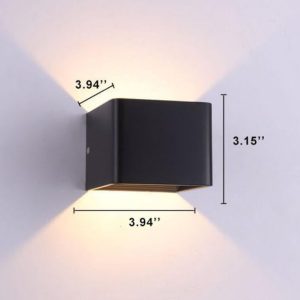 Luxorlight - Stylish Square Aluminum Led Wall Lights