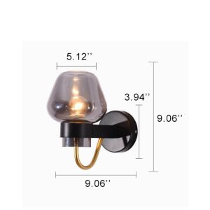 Glassdelight - Stylish Cup-Shaped Wall Lamp