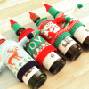 Knitted Christmas Bottle Set