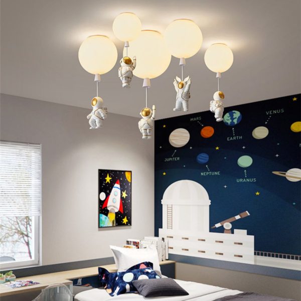 Fateh Modern Moon/Astronauts Led Ceiling Lamp