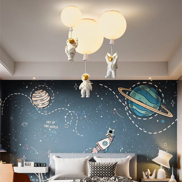 Fateh Modern Moon/Astronauts Led Ceiling Lamp