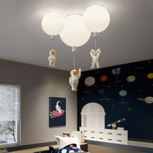 Fateh Modern Moon/Astronauts Led Ceiling Lamp