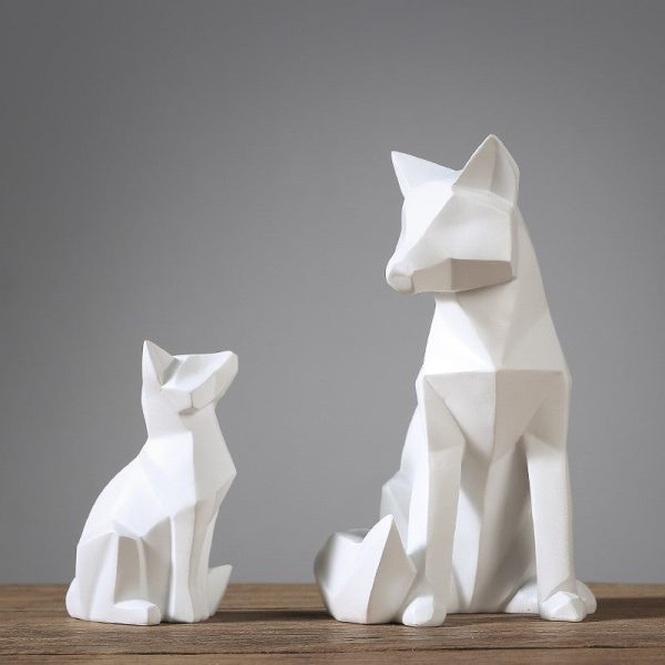 Origami Fox Sculpture