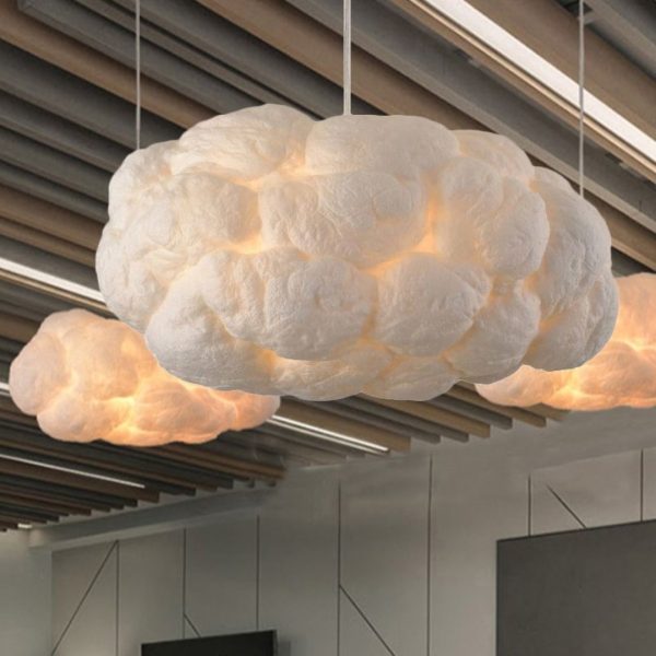 Minori Design Cloud Led Pendant Lamp Pvc/Cotton White