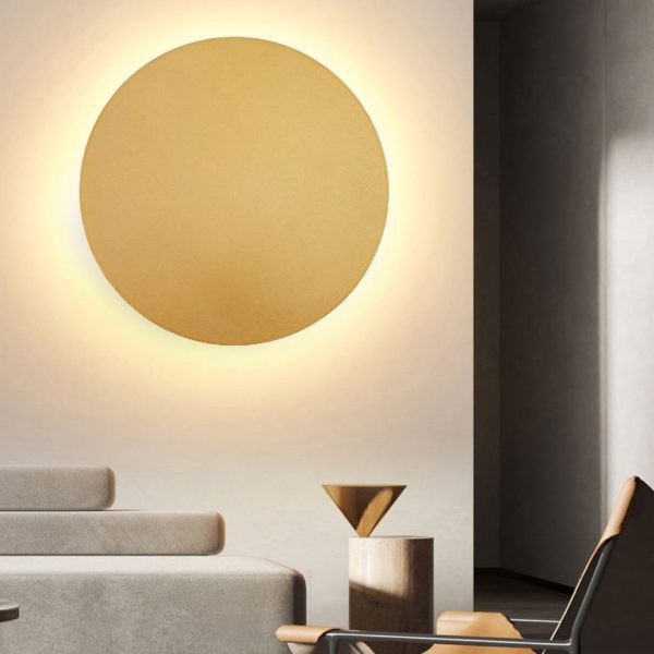 Glowaura - Modern Round Wall Lamp