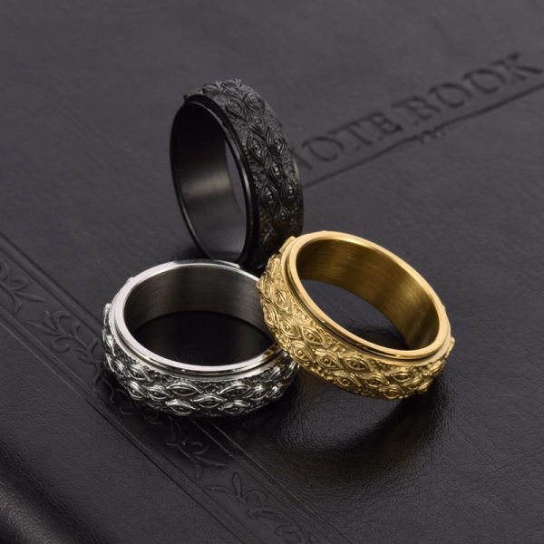 Stainless Steel Eye Ring Jewelry