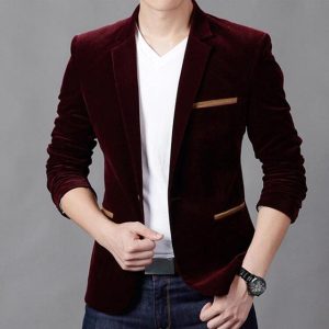 Men'S Casual Suit Slim Top