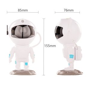 Galaxy Projector Astronaut Starry Sky Projector Remote Control Music Laser