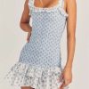 Flirty Ruffle Sleeveless ALine Mini Dress Perfect For A Stylish Summer Look