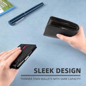 Elegant AntiTheft Leather Wallet For Business Men