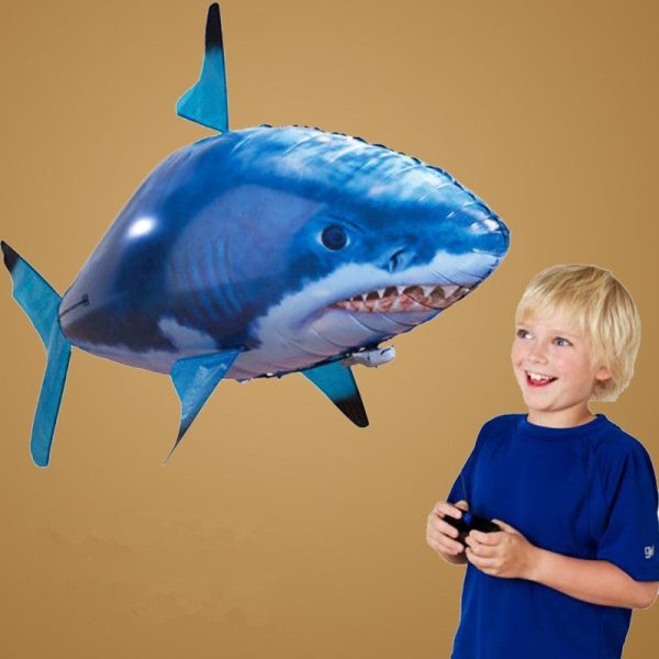 Remote Control Shark Toy Air Swimming Fish Infrared Flying Rc Balloons