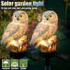 Owl Led Lamp Outdoor Solar Garden Light