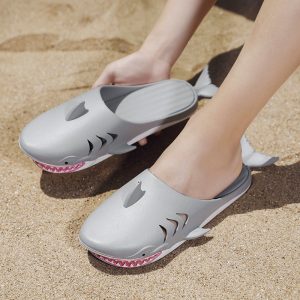 Shark Slippers Beach Shoes Home Flat Slippers