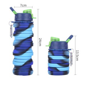 Leakproof Foldable Silicone Water Bottles